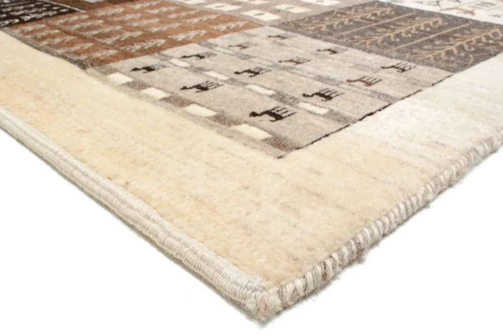 Gabbeh teppe - Loribaft persisk teppe - 247 x 187 cm - brun