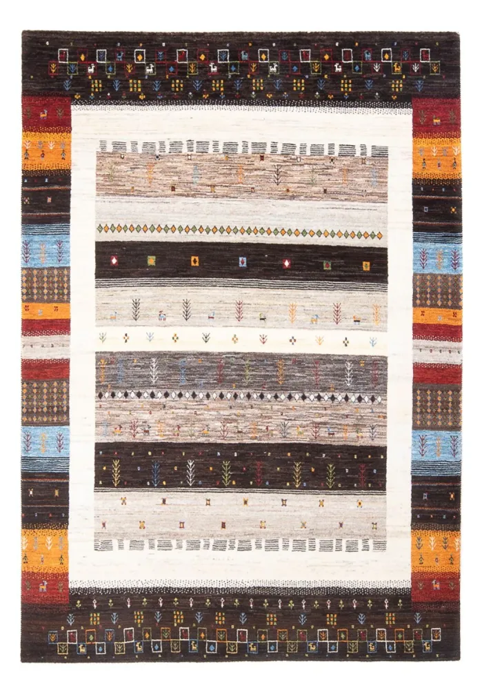 Gabbeh teppe - Loribaft persisk teppe - 248 x 175 cm - flerfarget