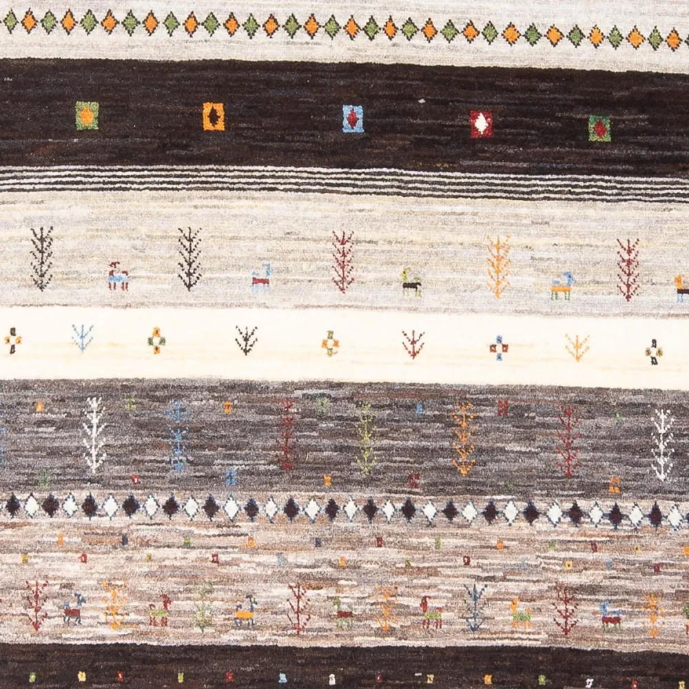Gabbeh teppe - Loribaft persisk teppe - 248 x 175 cm - flerfarget