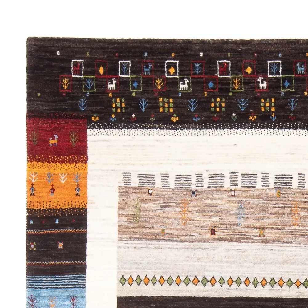 Gabbeh teppe - Loribaft persisk teppe - 248 x 175 cm - flerfarget