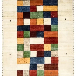 Gabbeh teppe - Loribaft persisk teppe - 249 x 175 cm - farget