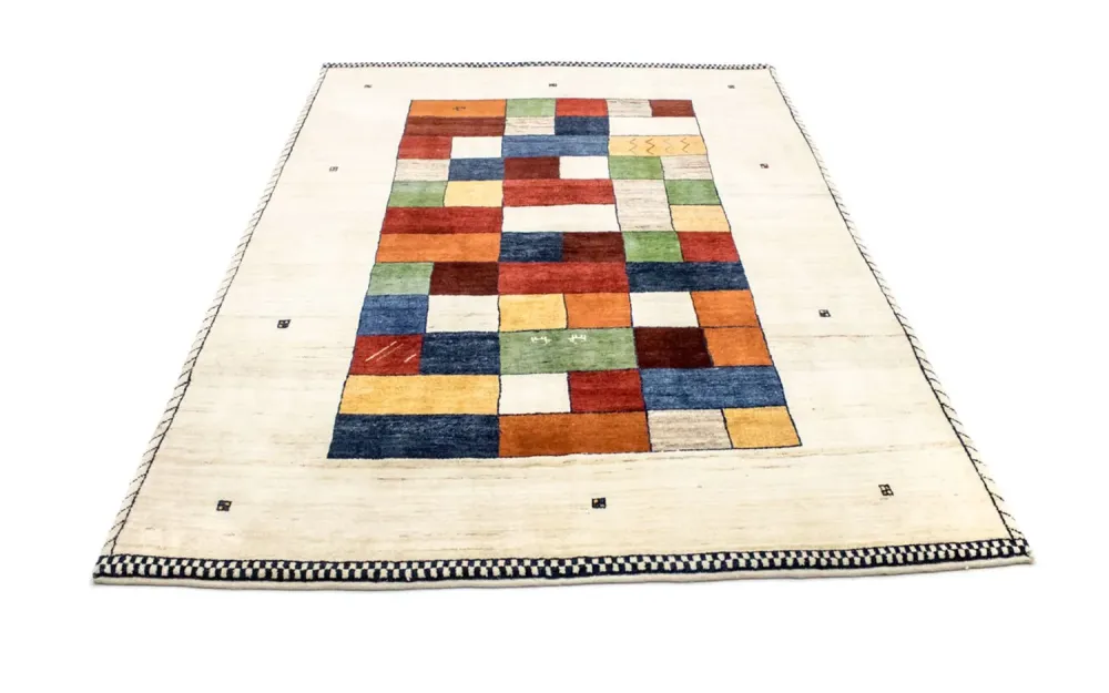 Gabbeh teppe - Loribaft persisk teppe - 249 x 175 cm - farget