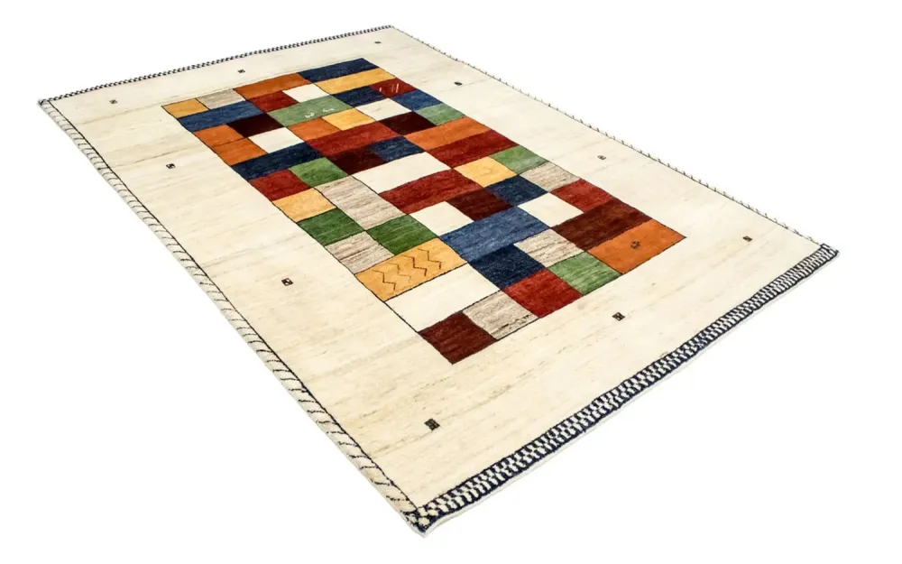 Gabbeh teppe - Loribaft persisk teppe - 249 x 175 cm - farget