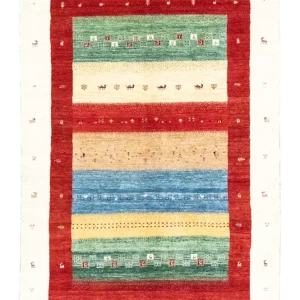 Gabbeh teppe - Loribaft persisk teppe - 252 x 170 cm - flerfarget