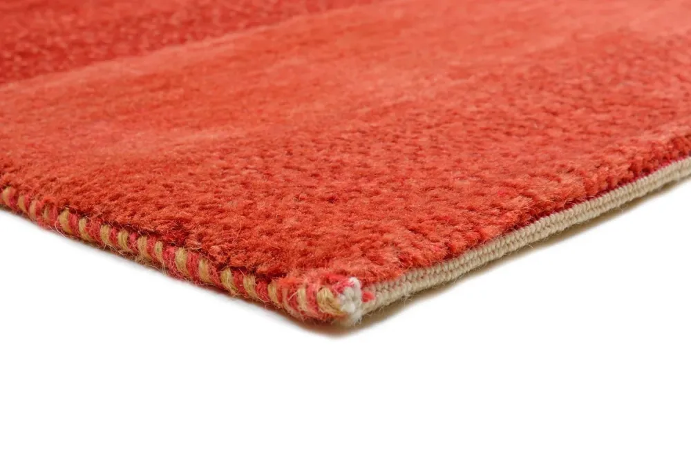 Gabbeh teppe - Loribaft persisk teppe - 252 x 199 cm - rød