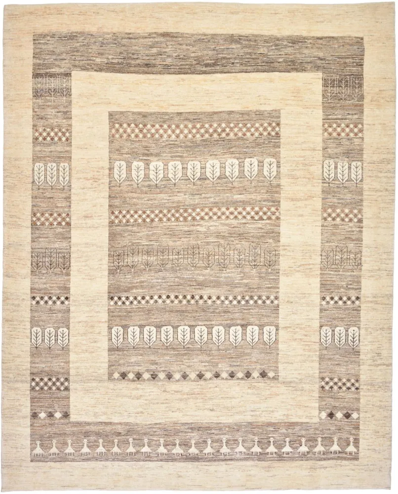 Gabbeh teppe - Loribaft persisk teppe - 253 x 203 cm - sand