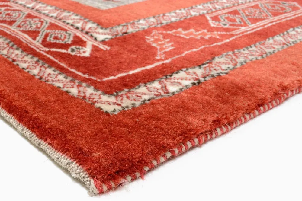 Gabbeh teppe - Loribaft persisk teppe - 258 x 173 cm - rød