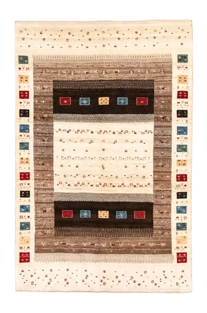 Gabbeh teppe - Loribaft persisk teppe - 260 x 170 cm - farget