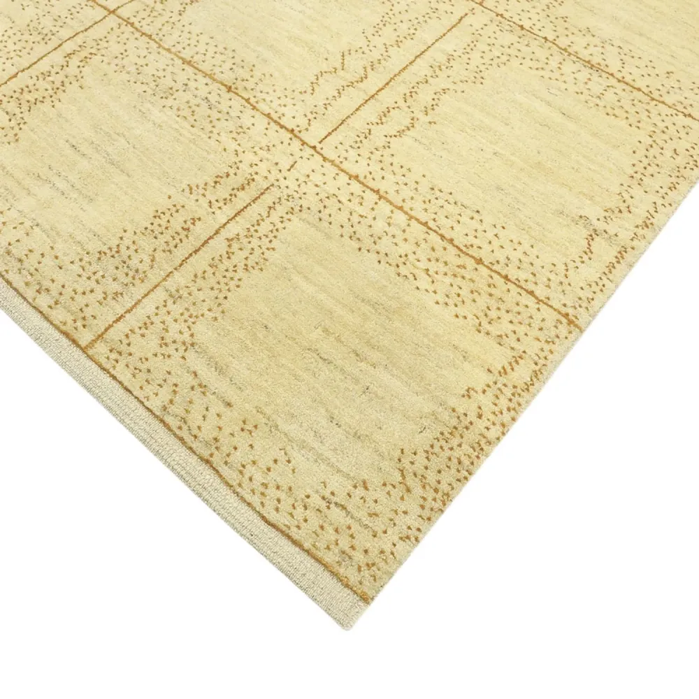 Gabbeh teppe - Loribaft persisk teppe - 281 x 204 cm - lys beige