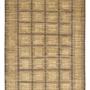 Gabbeh teppe - Loribaft persisk teppe - 283 x 204 cm - mørk beige