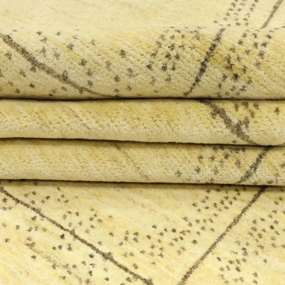 Gabbeh teppe - Loribaft persisk teppe - 283 x 221 cm - beige