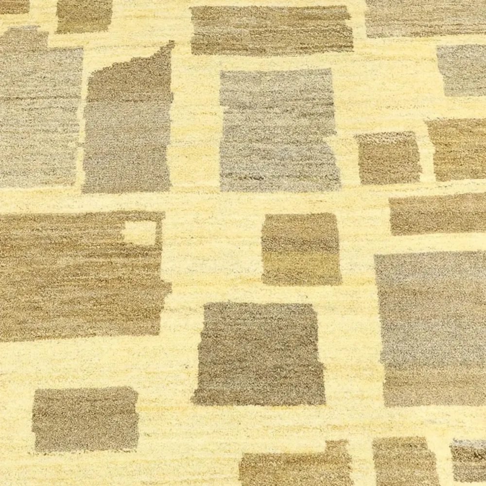 Gabbeh teppe - Loribaft persisk teppe - 287 x 200 cm - lys beige