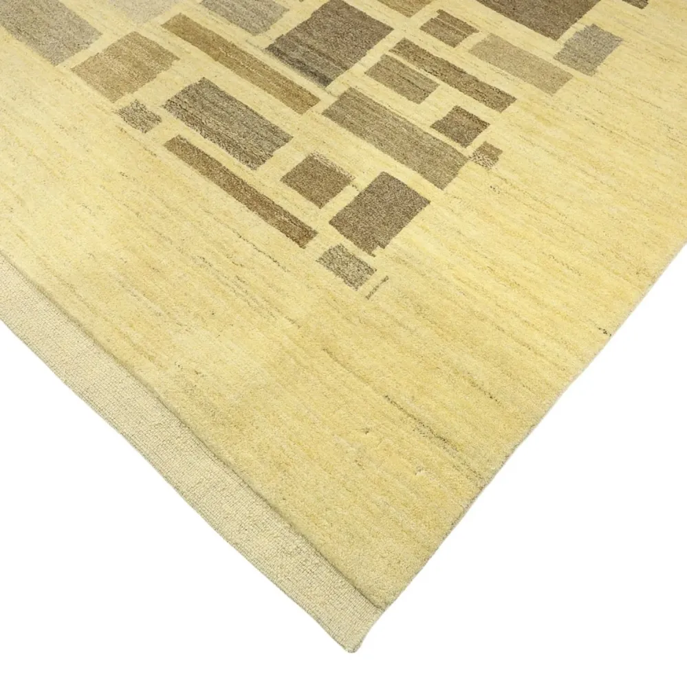 Gabbeh teppe - Loribaft persisk teppe - 287 x 200 cm - lys beige
