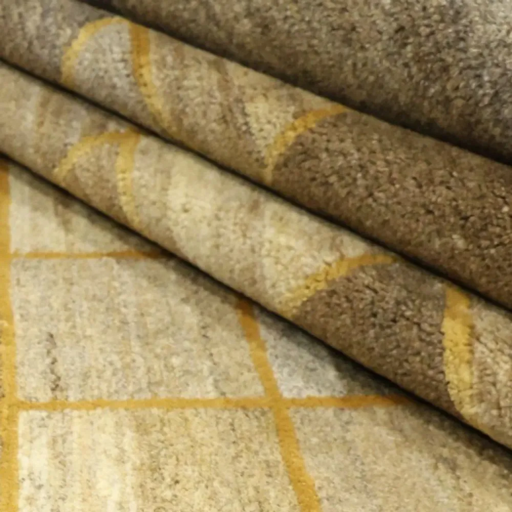 Gabbeh teppe - Loribaft persisk teppe - 290 x 205 cm - mørk beige