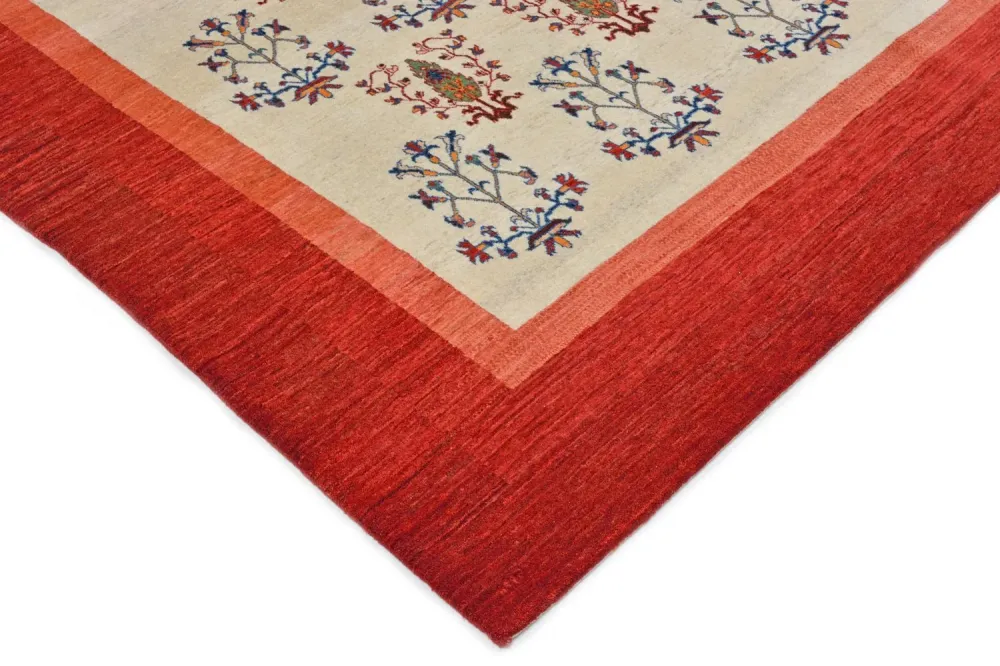 Gabbeh teppe - Loribaft persisk teppe - 298 x 200 cm - rød