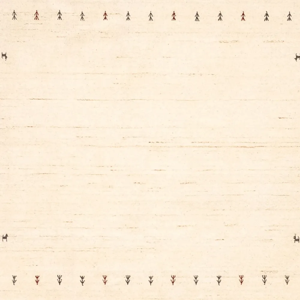 Gabbeh teppe - Loribaft persisk teppe - 298 x 201 cm - beige