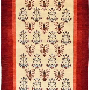 Gabbeh teppe - Loribaft persisk teppe - 298 x 200 cm - rød