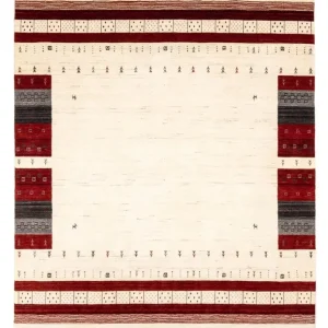 Gabbeh teppe - Loribaft persisk teppe - 298 x 200 cm - beige