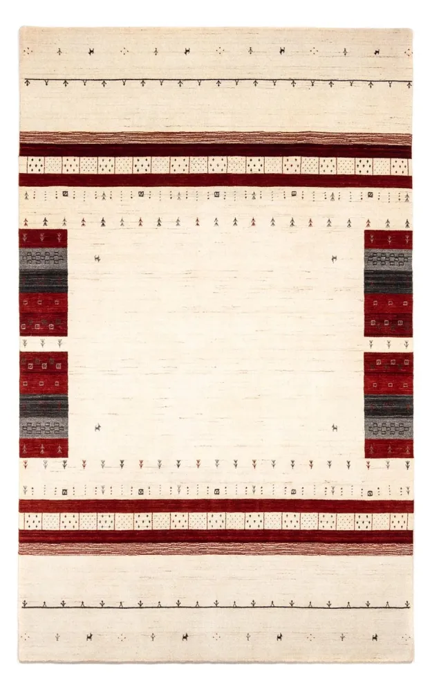Gabbeh teppe - Loribaft persisk teppe - 298 x 200 cm - beige