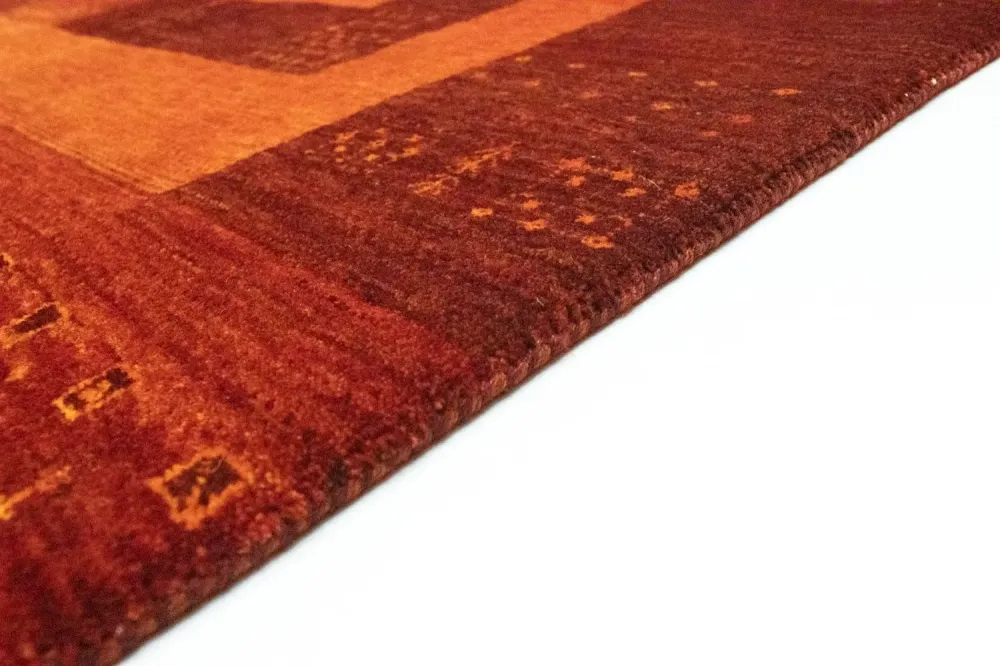 Gabbeh teppe - Loribaft persisk teppe - 301 x 198 cm - rød
