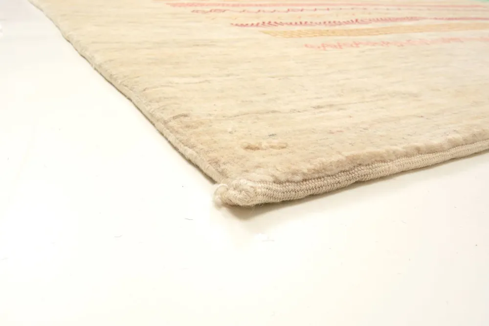 Gabbeh teppe - Loribaft persisk teppe - 301 x 205 cm - sand