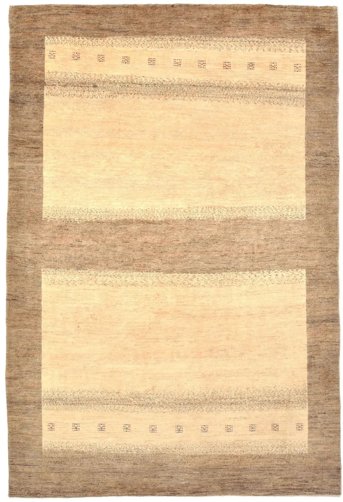 Gabbeh teppe - Loribaft persisk teppe - 301 x 201 cm - beige