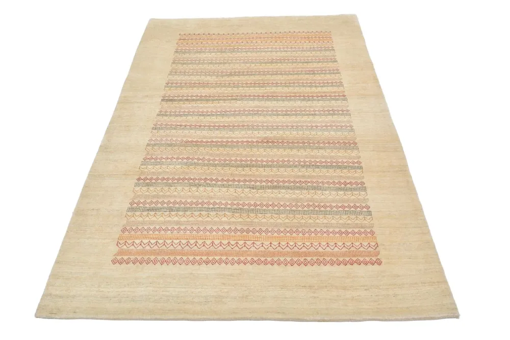 Gabbeh teppe - Loribaft persisk teppe - 302 x 201 cm - natur