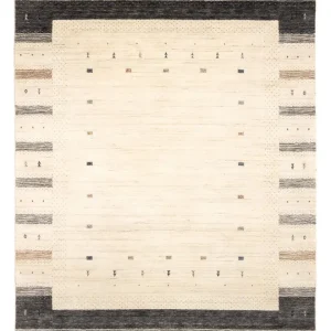 Gabbeh teppe - Loribaft persisk teppe - 303 x 201 cm - beige