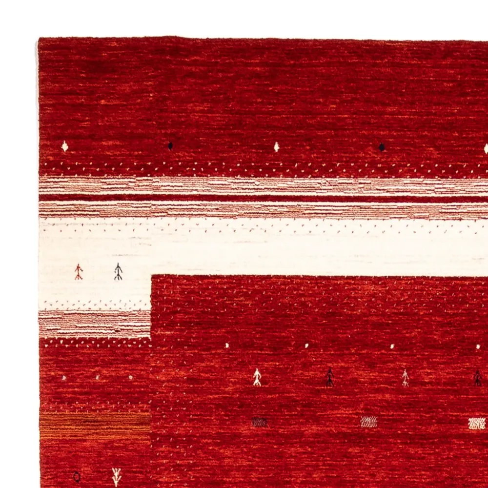 Gabbeh teppe - Loribaft persisk teppe - 303 x 207 cm - rød