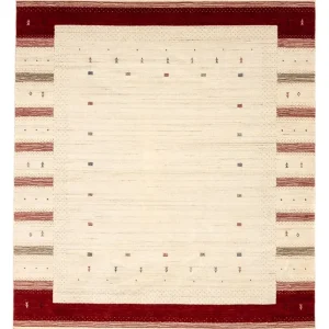 Gabbeh teppe - Loribaft persisk teppe - 304 x 207 cm - beige