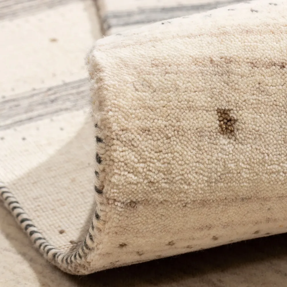 Gabbeh teppe - Loribaft persisk teppe - 304 x 207 cm - beige