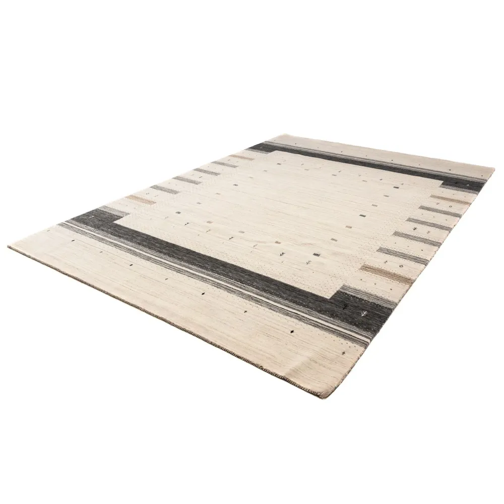 Gabbeh teppe - Loribaft persisk teppe - 304 x 207 cm - beige