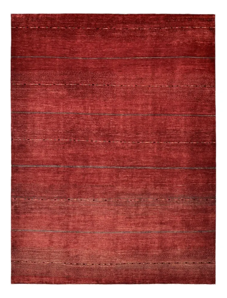 Gabbeh teppe - Loribaft persisk teppe - 326 x 248 cm - rød