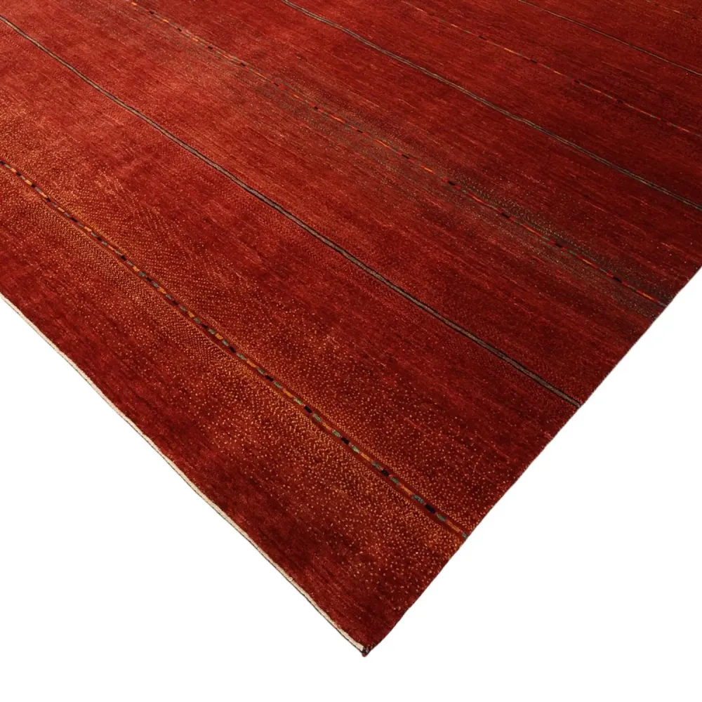 Gabbeh teppe - Loribaft persisk teppe - 326 x 248 cm - rød