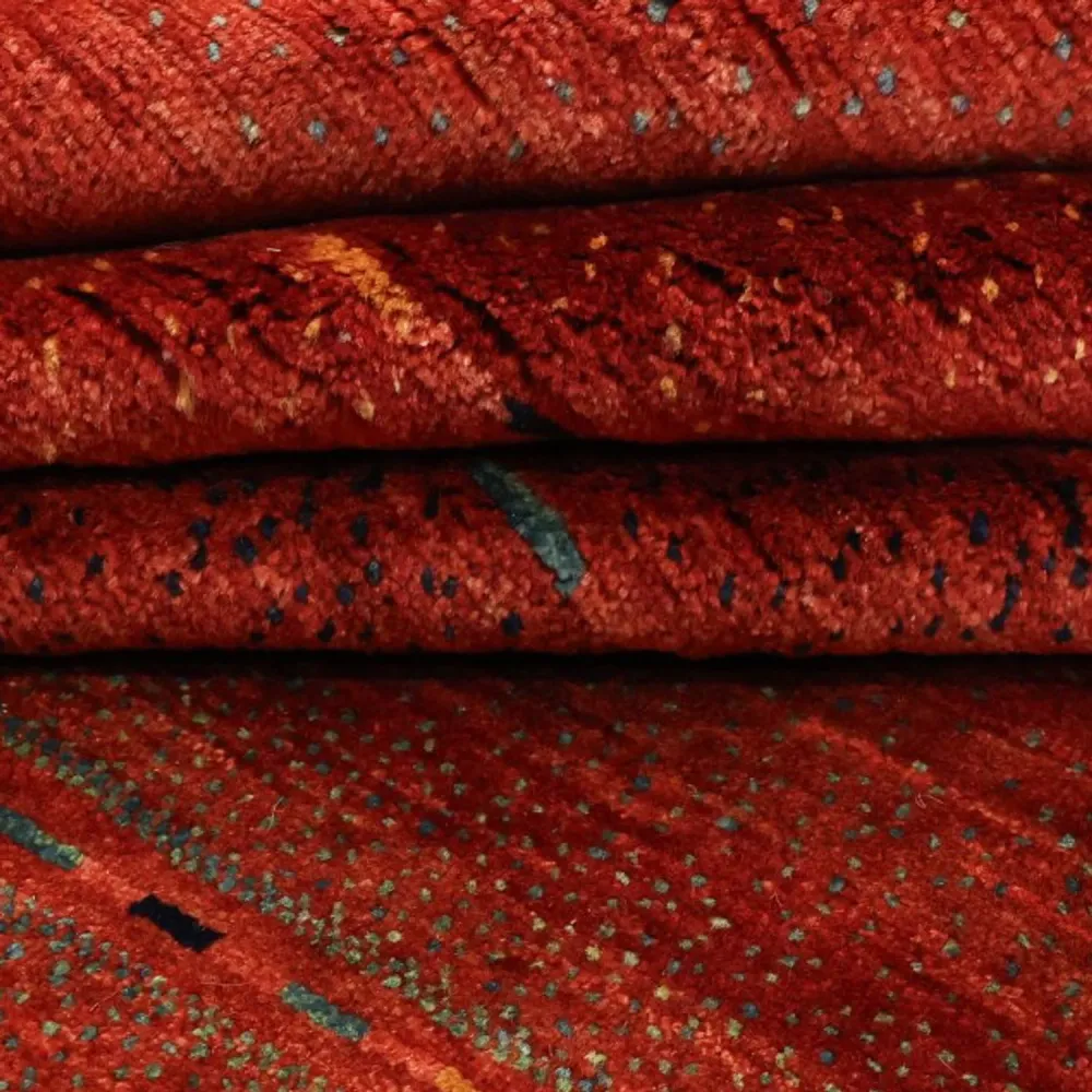 Gabbeh teppe - Loribaft persisk teppe - 326 x 248 cm - rød