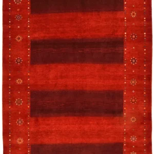 Gabbeh teppe - Loribaft persisk teppe - 332 x 230 cm - rød
