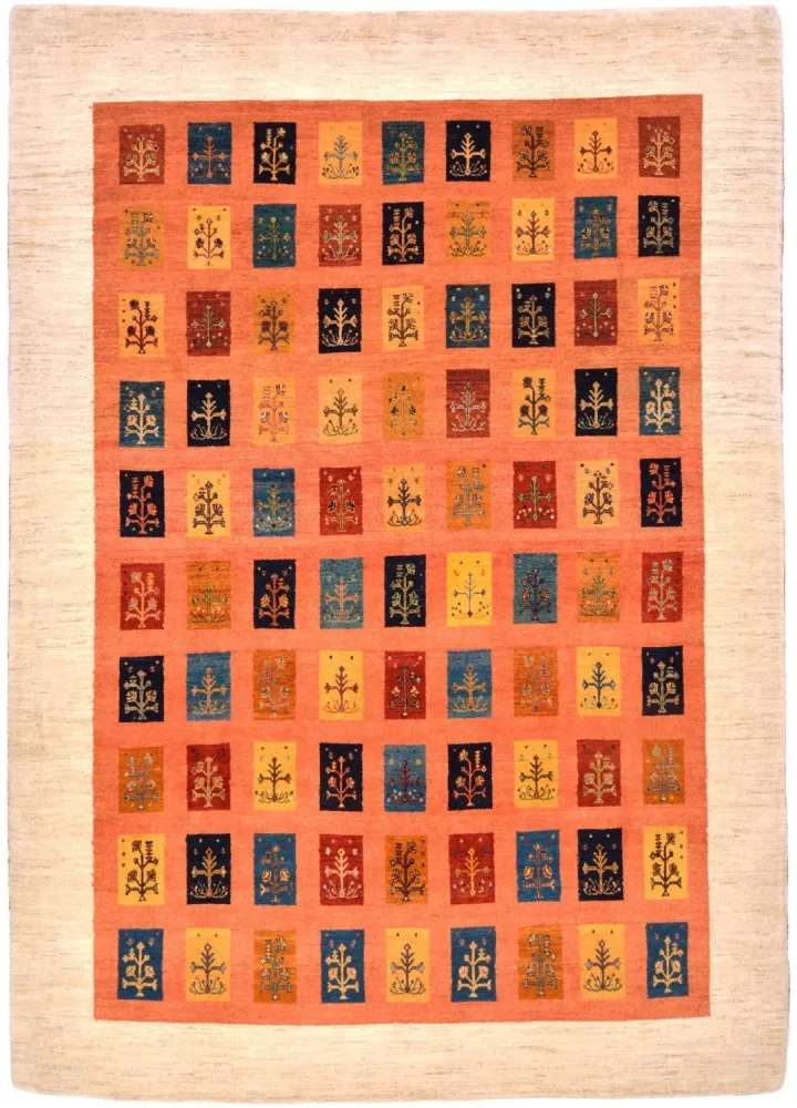 Gabbeh teppe - Loribaft persisk teppe - 355 x 249 cm - oransje