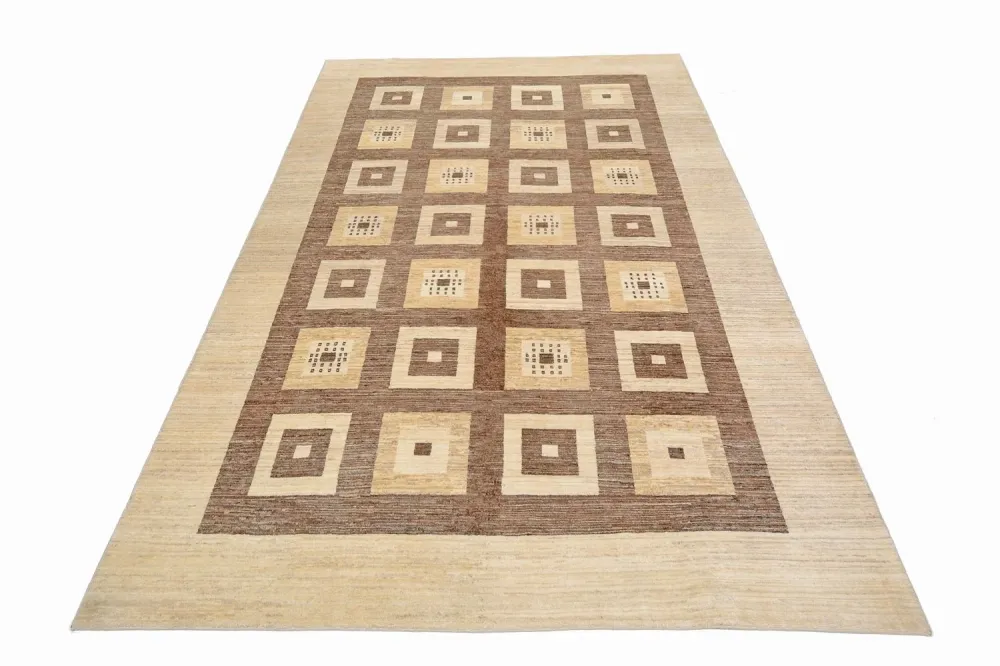 Gabbeh teppe - Loribaft persisk teppe - 380 x 264 cm - brun