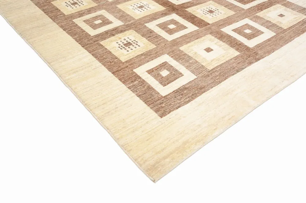 Gabbeh teppe - Loribaft persisk teppe - 380 x 264 cm - brun