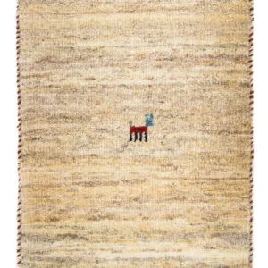 Gabbeh teppe - Loribaft persisk teppe - 60 x 40 cm - beige