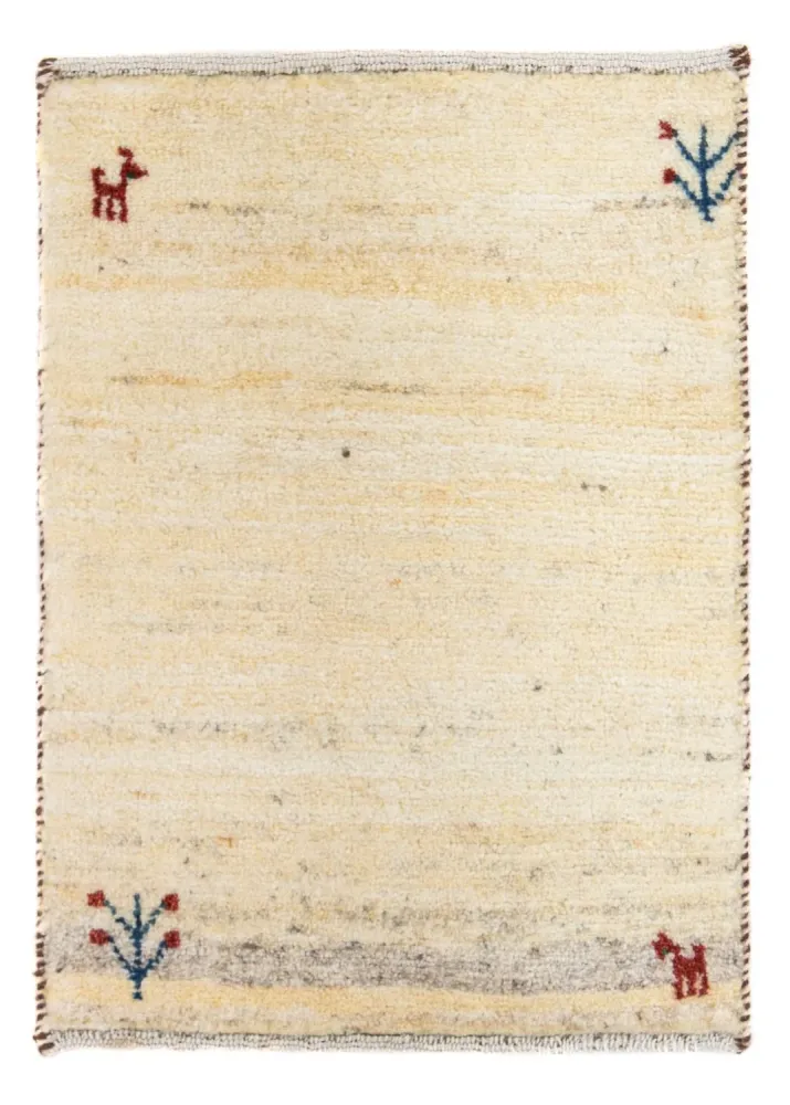 Gabbeh teppe - Loribaft persisk teppe - 60 x 40 cm - beige