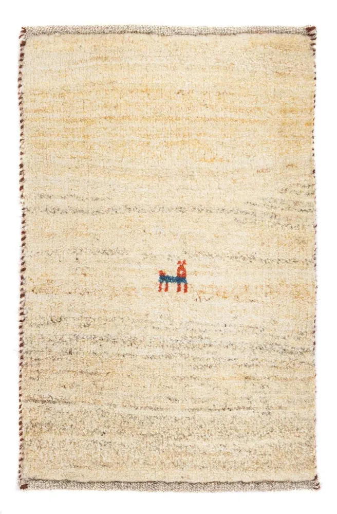 Gabbeh teppe - Loribaft persisk teppe - 60 x 40 cm - beige