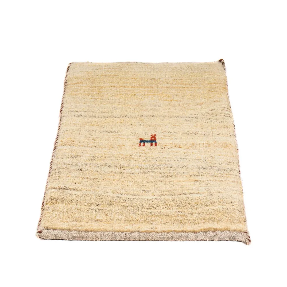 Gabbeh teppe - Loribaft persisk teppe - 60 x 40 cm - beige