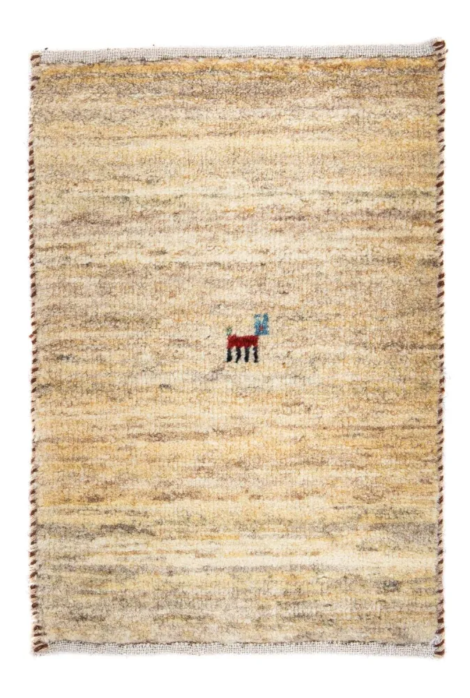 Gabbeh teppe - Loribaft persisk teppe - 60 x 40 cm - beige