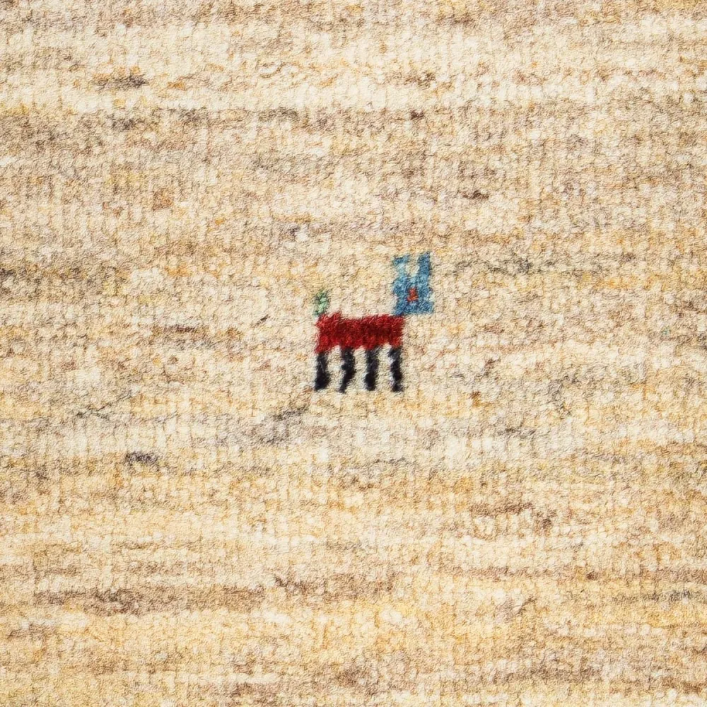 Gabbeh teppe - Loribaft persisk teppe - 60 x 40 cm - beige