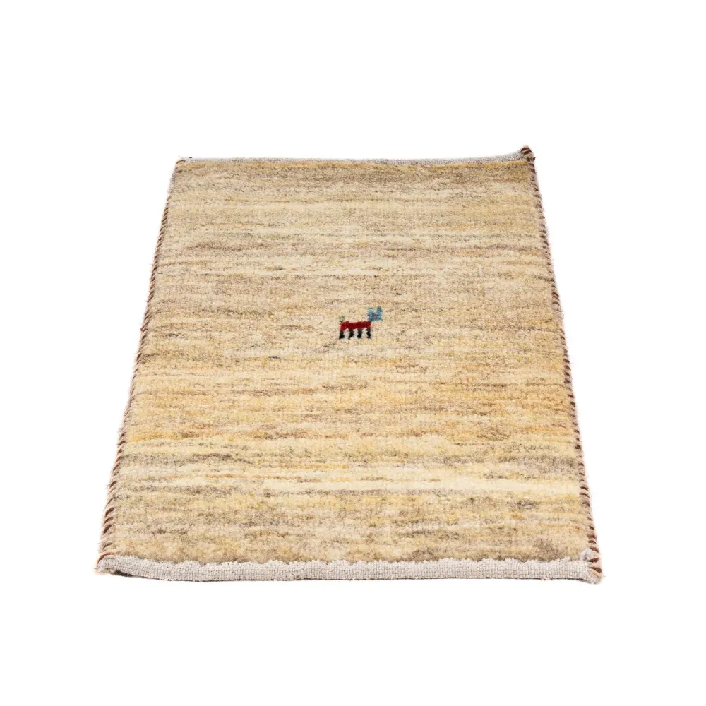 Gabbeh teppe - Loribaft persisk teppe - 60 x 40 cm - beige
