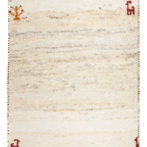 Gabbeh teppe - Loribaft persisk teppe - 60 x 40 cm - beige