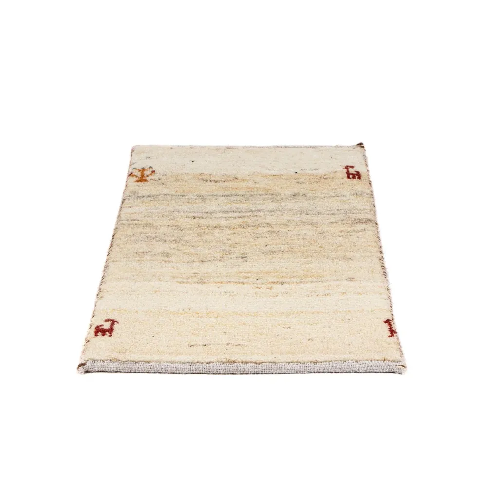 Gabbeh teppe - Loribaft persisk teppe - 60 x 40 cm - beige