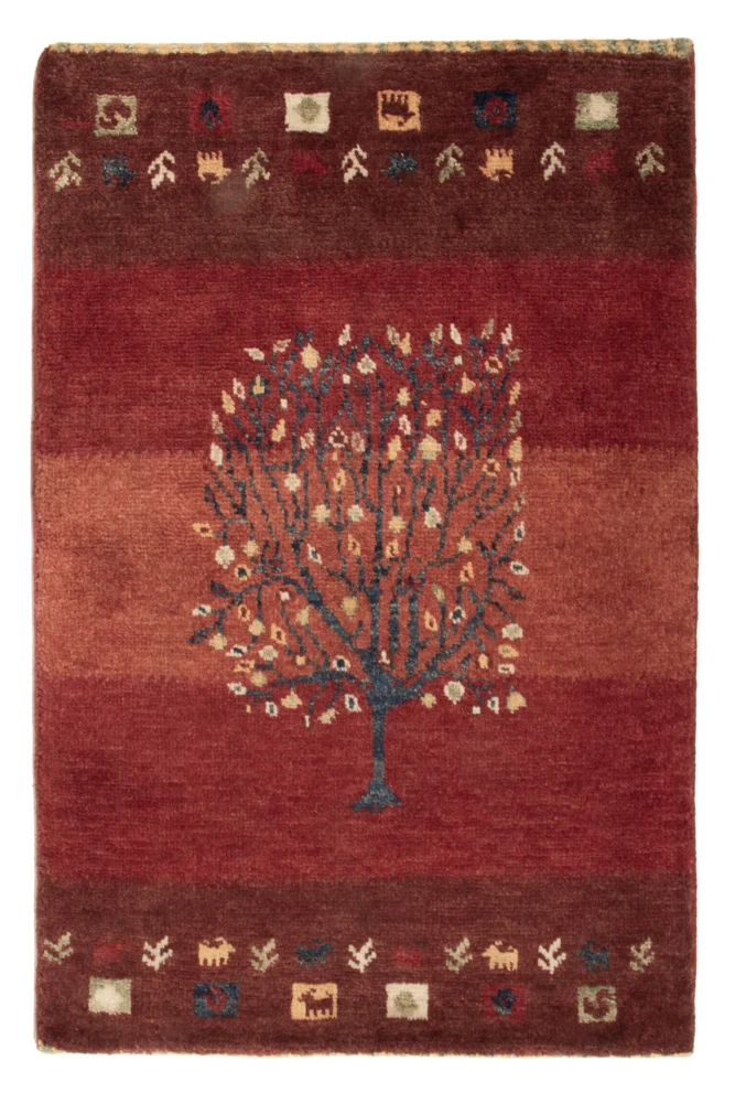 Gabbeh teppe - Loribaft persisk teppe - 90 x 60 cm - flerfarget