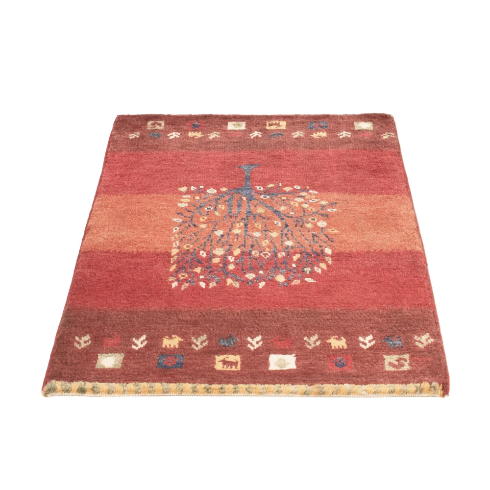 Gabbeh teppe - Loribaft persisk teppe - 90 x 60 cm - flerfarget